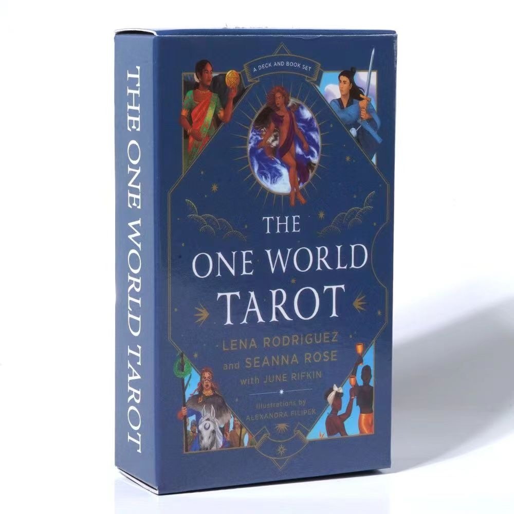 Tarot Deck With Guidebook - ไพ่ทาโรต์ The One World สำหรับเล่นเกมกระดานและโป๊กเกอร์ คุณภาพสูง