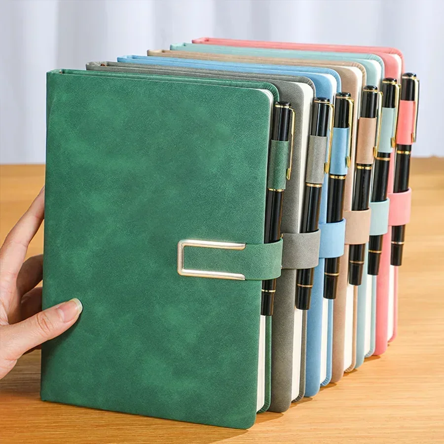 Vintage Leather Journal Notebook - สมุดบันทึกหนัง A5 ปกอ่อนสไตล์วินเทจ 1 เล่ม –