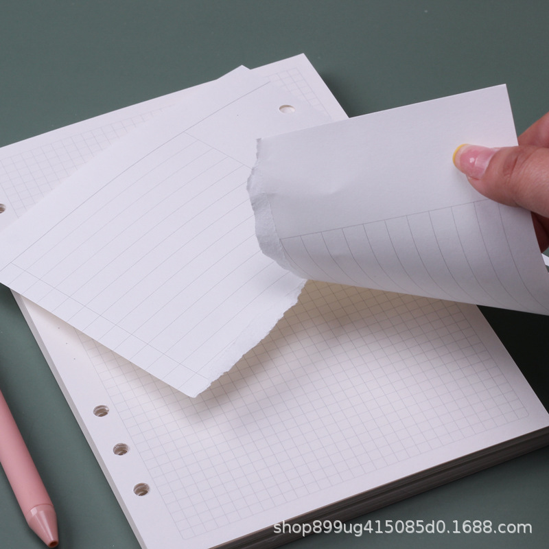 กระดาษรีฟิลสมุดโน้ตแบบหลวม A5  - A5 Spiral Dotted Grid Notebook บทวิจารณ์และราคา