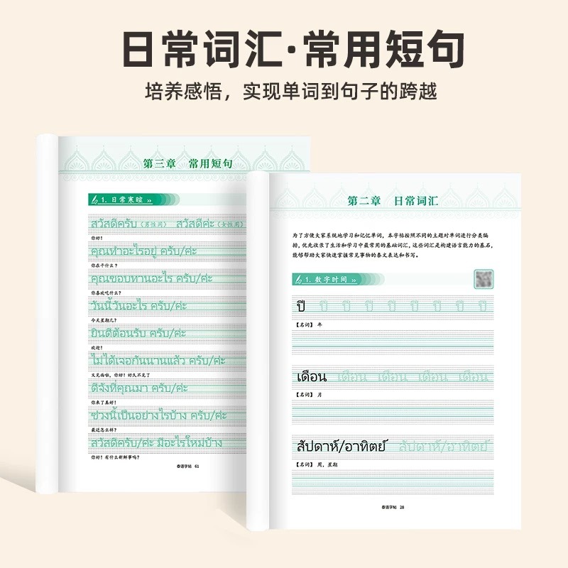 สมุดคัดลายมือภาษาไทย แบบมาตรฐา - Chinese Calligraphy Practice Book บทวิจารณ์และราคา