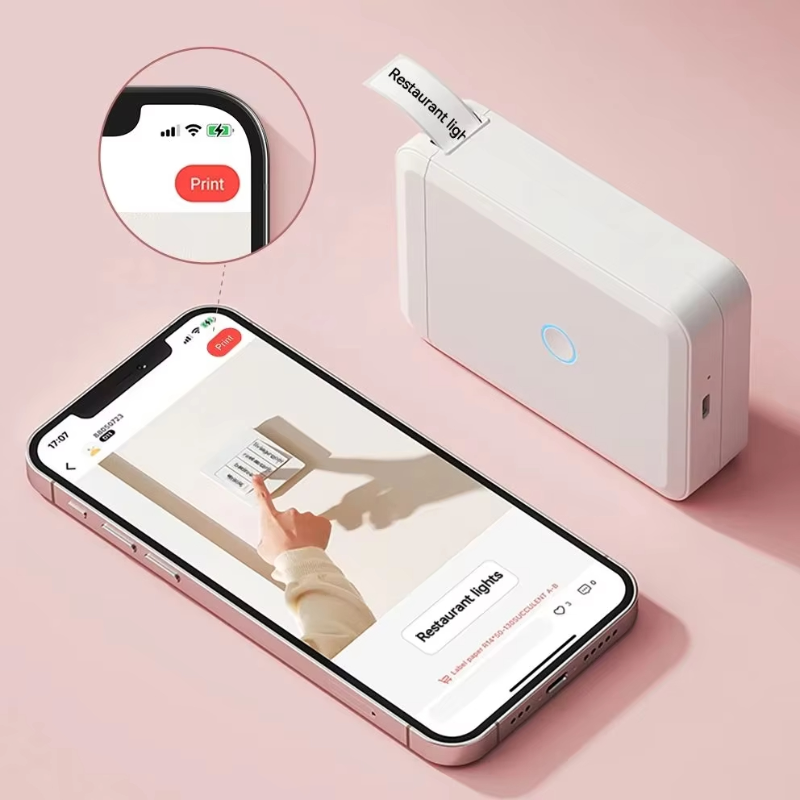 Niimbot D110 มินิแบบพกพาความร้ - Mini Pocket Thermal Printer Paper Roll บทวิจารณ์และราคา