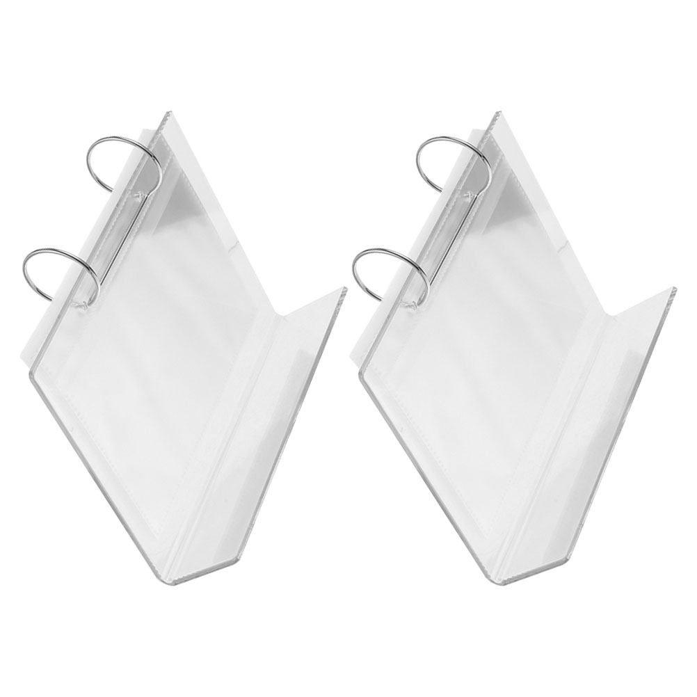 2 ชิ้น อัลบั้มรูปอะคริลิกแบบตั - Clear Acrylic Book Stand Holder บทวิจารณ์และราคา