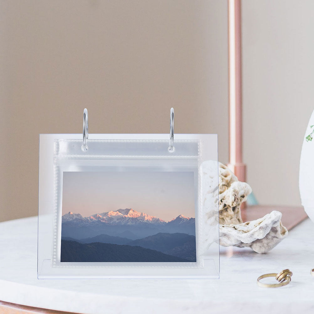 2 ชิ้น อัลบั้มรูปอะคริลิกแบบตั - Clear Acrylic Book Stand Holder บทวิจารณ์และราคา