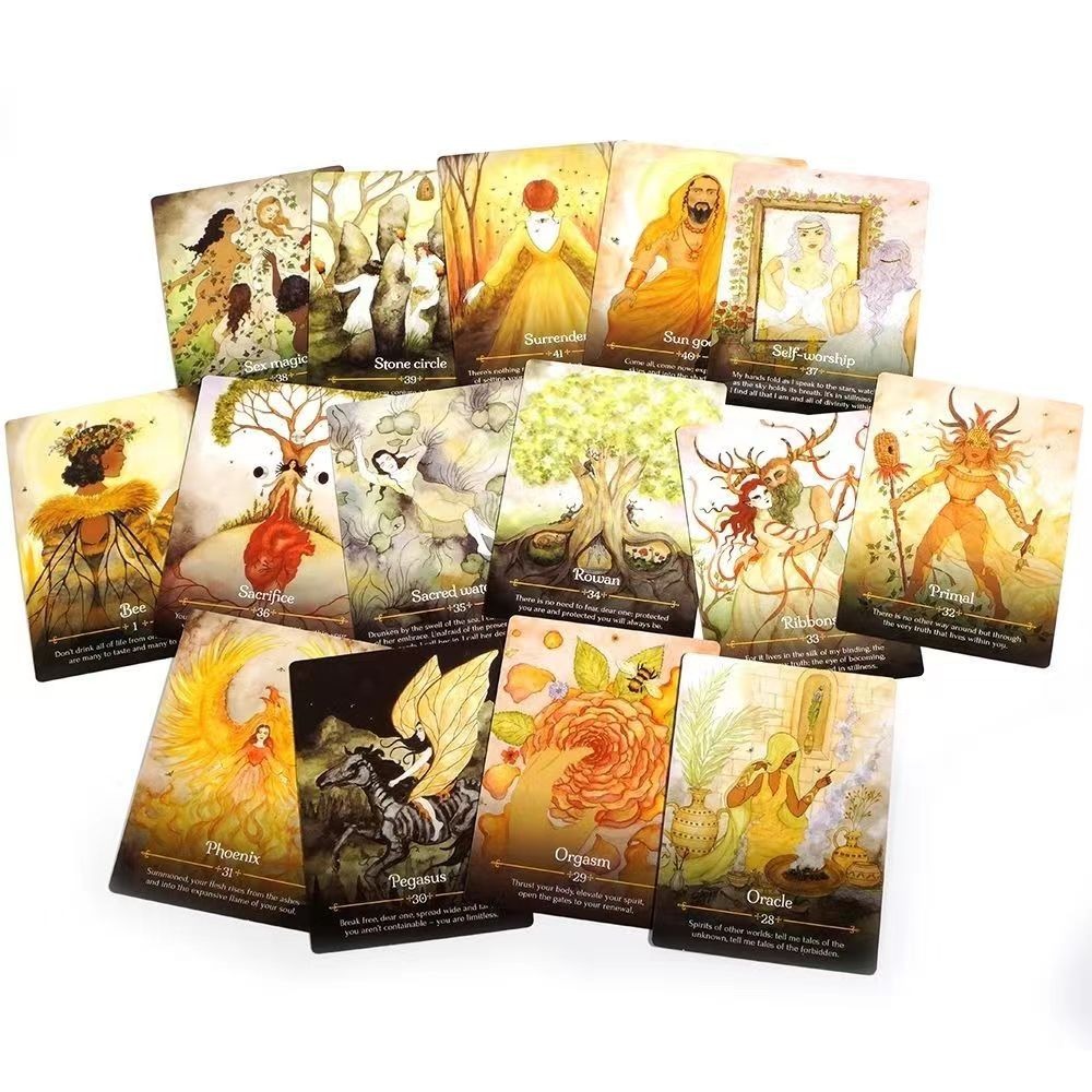 การ์ดออราเคิลแม่มดขนาด11*6.5ซม - Tarot Deck With Guidebook บทวิจารณ์และราคา