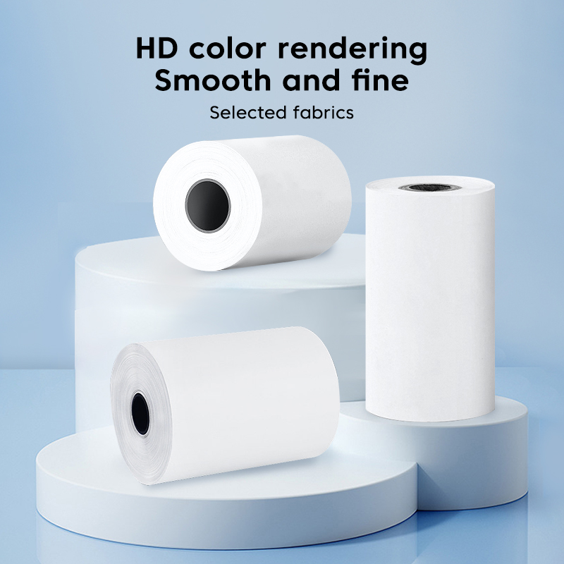 กระดาษความร้อน57มม. ม้วนแบบมีก - Mini Pocket Thermal Printer Paper Roll บทวิจารณ์และราคา