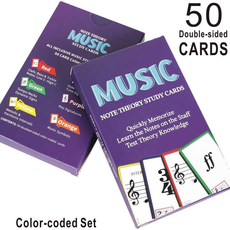 แฟลชการ์ดเพลง แผนภูมิคอร์ดกีตา - Blank Sheet Music Notebook บทวิจารณ์และราคา