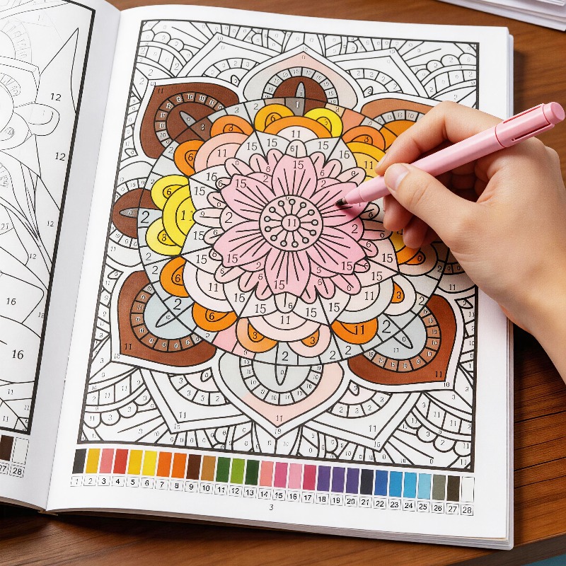 สมุดระบายสีสำหรับผู้ใหญ่ รูปสั - Adult Coloring Book Stress Relief บทวิจารณ์และราคา