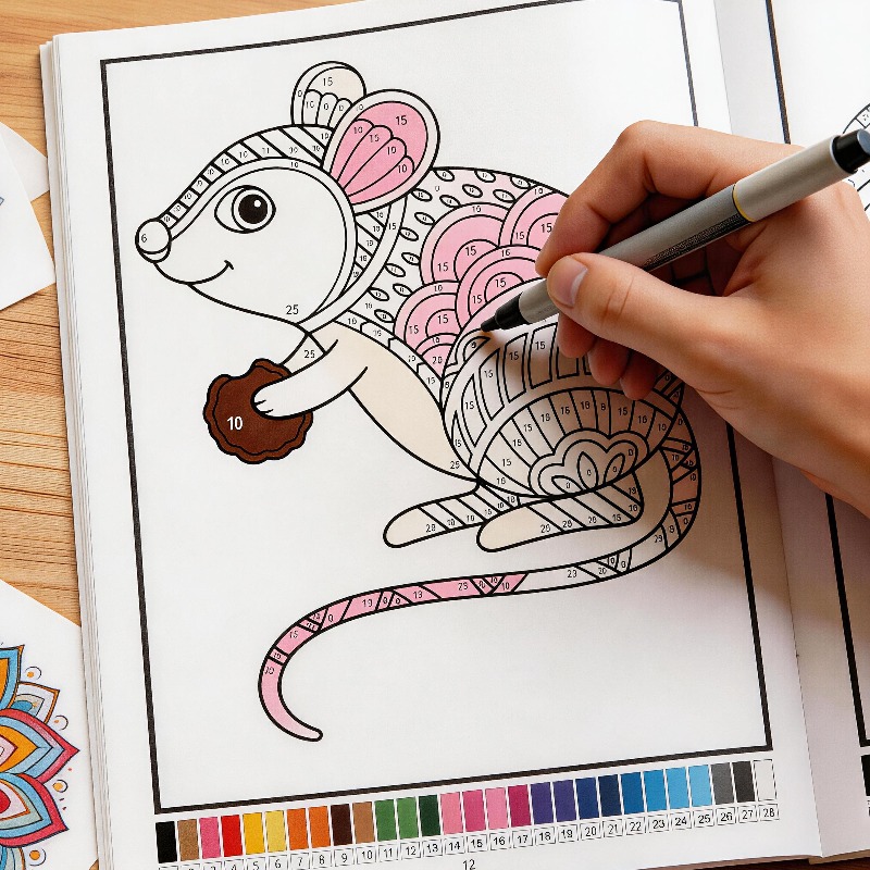 สมุดระบายสีสำหรับผู้ใหญ่ รูปสั - Adult Coloring Book Stress Relief บทวิจารณ์และราคา